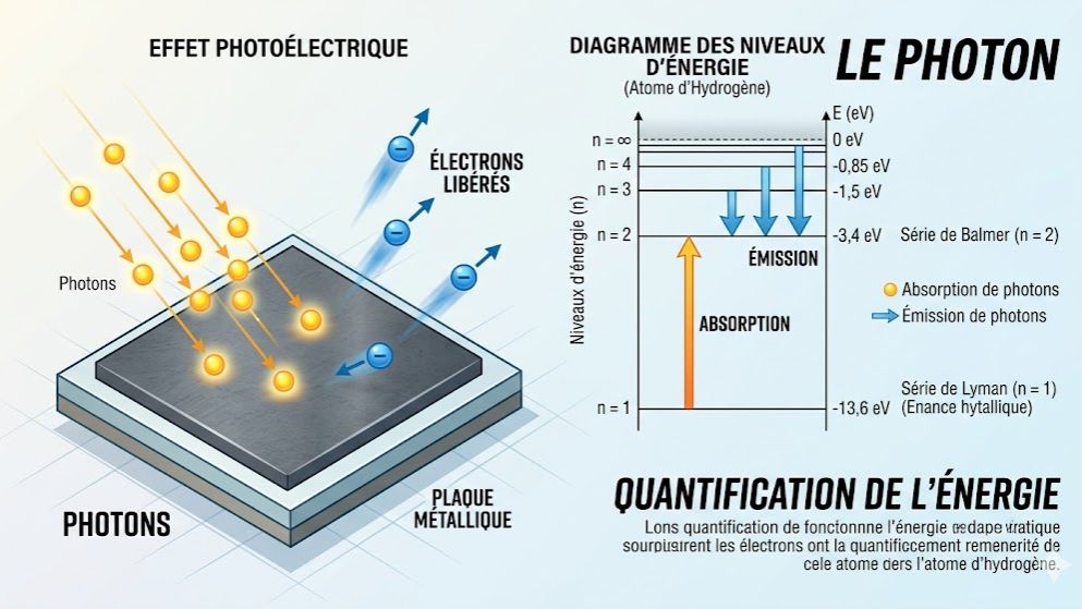 La Lumière : Modèle Corpusculaire et Photons  (Physique-Chimie Terminale C & D - CI)