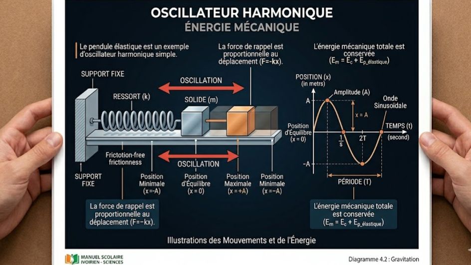 Les Oscillations Mécaniques Libres (Physique-Chimie Terminale C & D - CI)