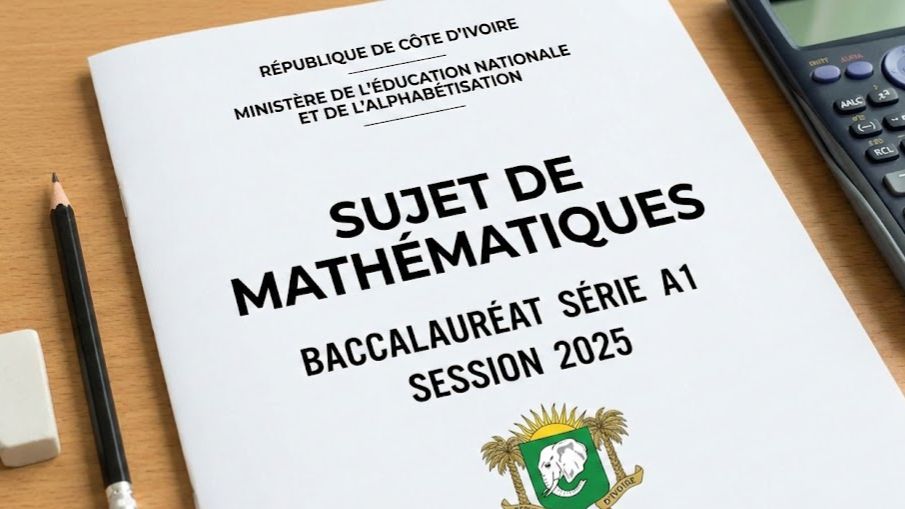 Mathématiques - Baccalauréat Série A1 (2025) CI